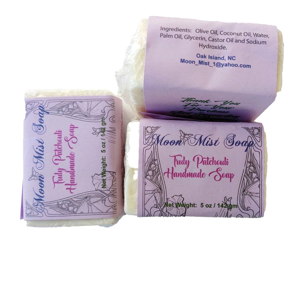 Truly Patchouli - Homemade Handmade Soap Bars 5 ounce